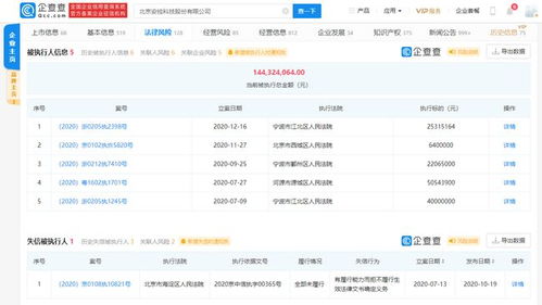 安控科技風(fēng)波再起 新增執(zhí)行案件，累計(jì)執(zhí)行金額突破1.44億，軟件開發(fā)與技術(shù)轉(zhuǎn)讓業(yè)務(wù)受關(guān)注